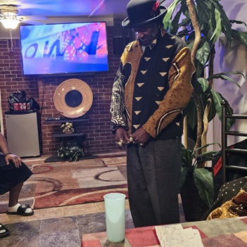 Men's African Button-Up Shirt