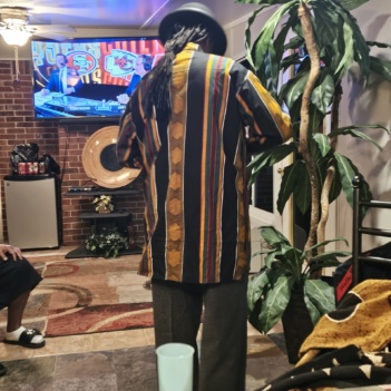 Men's African Print Shirt Jacket