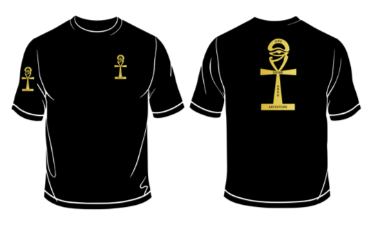 One Divine Ankh Ancestors Branded Round Neck
